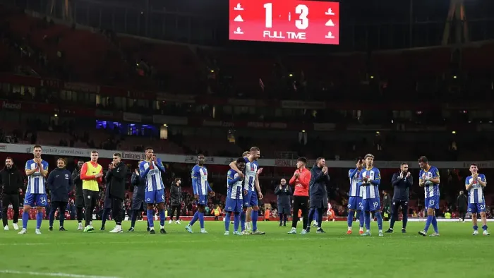 Framed Print : Carabao Cup Clash: Arsenal vs. Brighton & Hove Albion at Emirates Stadium (09.11.22) Framed Print : Carabao Cup Clash: Arsenal vs. Brighton & Hove Albion at Emirates Stadium (09.11.22)