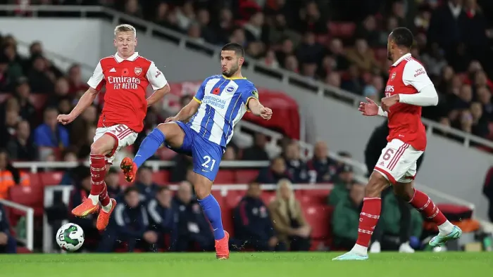 Framed Print : Carabao Cup Clash: Arsenal vs. Brighton & Hove Albion at Emirates Stadium (Nov. 9, 2022) Framed Print : Carabao Cup Clash: Arsenal vs. Brighton & Hove Albion at Emirates Stadium (Nov. 9, 2022)