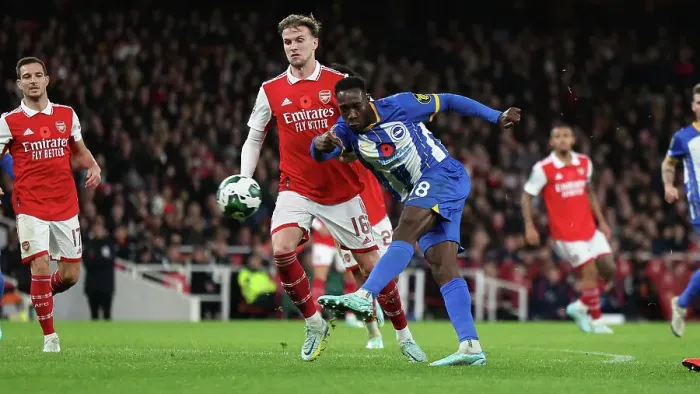Framed Print : Carabao Cup Clash: Arsenal vs. Brighton & Hove Albion at Emirates Stadium (Nov. 9, 2022) Framed Print : Carabao Cup Clash: Arsenal vs. Brighton & Hove Albion at Emirates Stadium (Nov. 9, 2022)