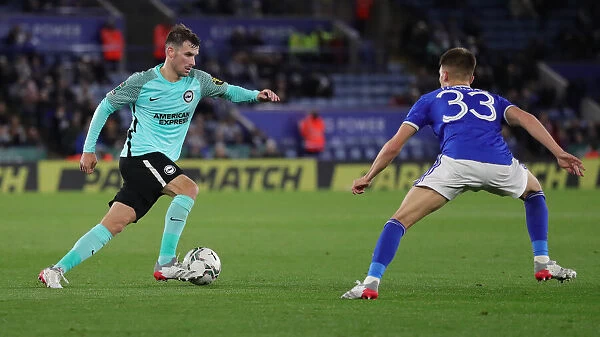 Carabao Cup: Leicester City vs. Brighton and Hove Albion Clash at King Power Stadium (27OCT21) - Intense Match Action