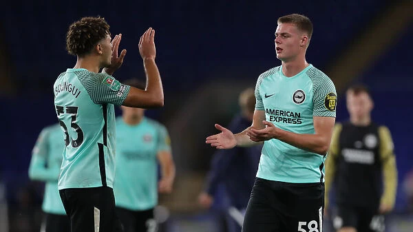 Cardiff City vs. Brighton and Hove Albion: Intense Carabao Cup Clash at Cardiff City Stadium (24AUG21)