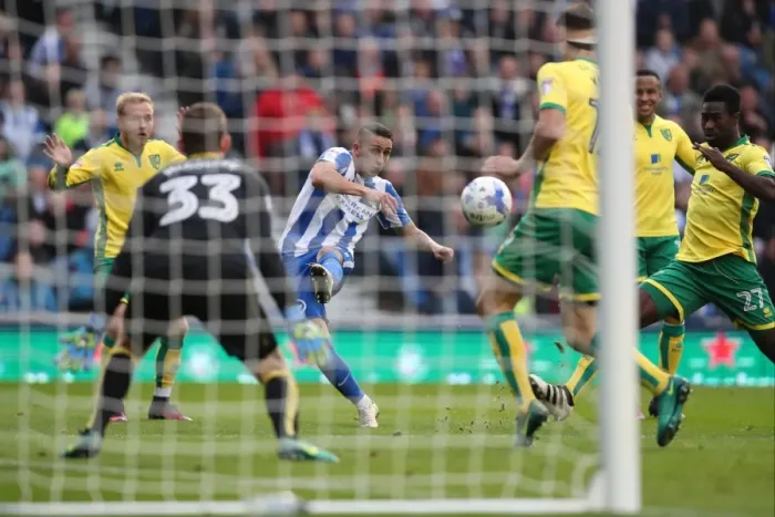 Framed Print : Championship Clash: Brighton & Hove Albion vs. Norwich City (29Oct16) - American Express Community Stadium Framed Print : Championship Clash: Brighton & Hove Albion vs. Norwich City (29Oct16) - American Express Community Stadium