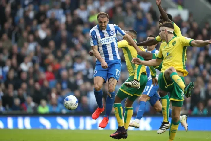 Framed Print : Championship Clash: Brighton & Hove Albion vs. Norwich City (29Oct16) - American Express Community Stadium Framed Print : Championship Clash: Brighton & Hove Albion vs. Norwich City (29Oct16) - American Express Community Stadium