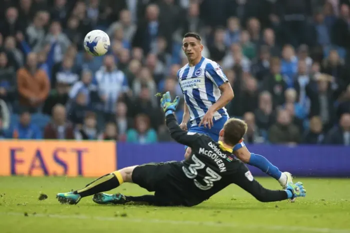 Framed Print : Championship Clash: Brighton & Hove Albion vs. Norwich City (29Oct16) - American Express Community Stadium Framed Print : Championship Clash: Brighton & Hove Albion vs. Norwich City (29Oct16) - American Express Community Stadium