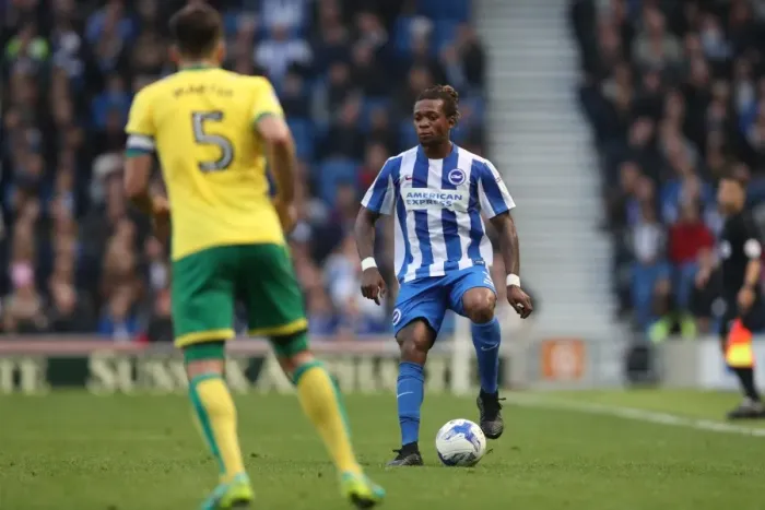 Framed Print : Championship Clash: Brighton & Hove Albion vs. Norwich City (29Oct16) - American Express Community Stadium