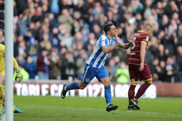 Framed Print : Championship Clash: Brighton and Hove Albion vs. Queens Park Rangers at American Express Community Stadium (27DEC16) Framed Print : Championship Clash: Brighton and Hove Albion vs. Queens Park Rangers at American Express Community Stadium (27DEC16)