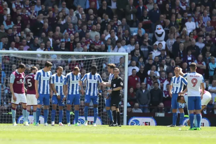 Framed Print : Championship Showdown: Aston Villa vs. Brighton and Hove Albion (07MAY17) - Battle for Promotion Framed Print : Championship Showdown: Aston Villa vs. Brighton and Hove Albion (07MAY17) - Battle for Promotion
