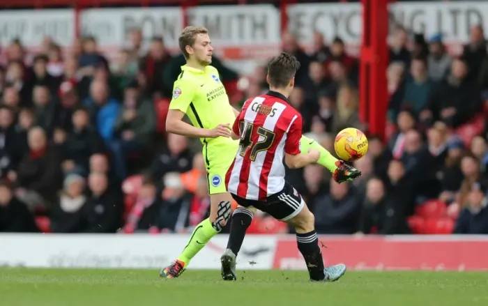 Framed Print : Championship Showdown: Brentford vs. Brighton & Hove Albion, 26 December 2015 Framed Print : Championship Showdown: Brentford vs. Brighton & Hove Albion, 26 December 2015