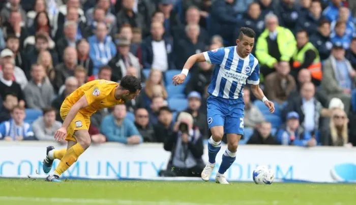 Framed Print : Championship Showdown: Brighton & Hove Albion vs. Preston North End at American Express Community Stadium (24 / 10 / 2015) Framed Print : Championship Showdown: Brighton & Hove Albion vs. Preston North End at American Express Community Stadium (24 / 10 / 2015)