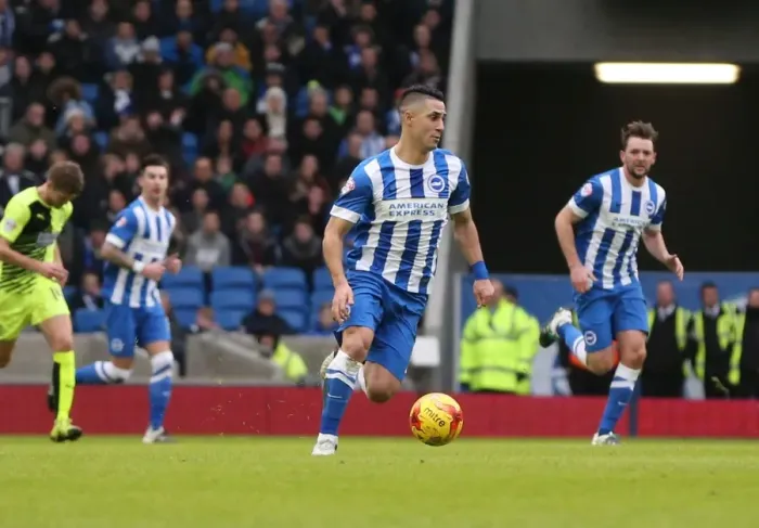 Framed Print : Championship Showdown: Brighton & Hove Albion vs. Huddersfield Town (23rd January 2016)