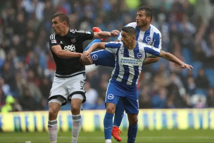 Framed Print : Championship Showdown: Brighton & Hove Albion vs. Brentford at American Express Community Stadium (10SEP16)