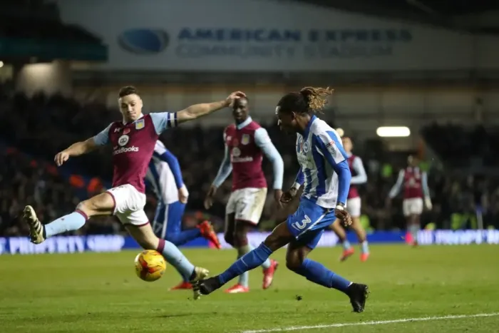 Framed Print : Championship Showdown: Brighton & Hove Albion vs. Aston Villa (November 18, 2016) Framed Print : Championship Showdown: Brighton & Hove Albion vs. Aston Villa (November 18, 2016)