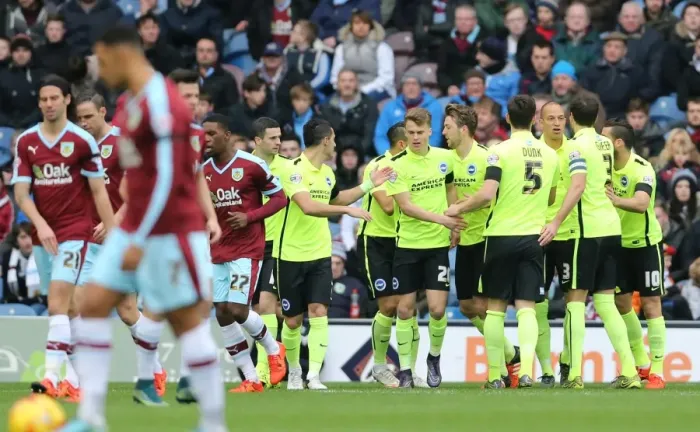 Framed Print : Championship Showdown: Burnley vs. Brighton & Hove Albion at Turf Moor (Nov 2015) Framed Print : Championship Showdown: Burnley vs. Brighton & Hove Albion at Turf Moor (Nov 2015)