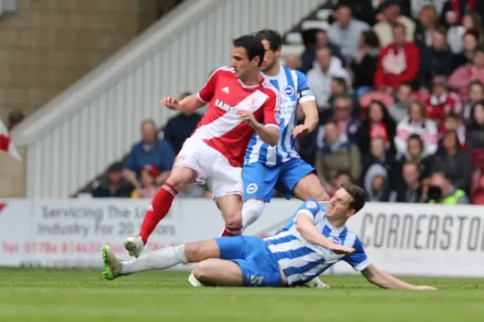 Framed Print : Championship Showdown: Middlesbrough vs. Brighton & Hove Albion at Riverside Stadium (02MAY15) Framed Print : Championship Showdown: Middlesbrough vs. Brighton & Hove Albion at Riverside Stadium (02MAY15)