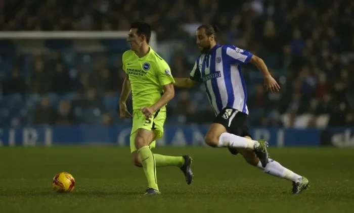 Framed Print : Championship Showdown: Sheffield Wednesday vs. Brighton & Hove Albion at Hillsborough Stadium (03NOV15) Framed Print : Championship Showdown: Sheffield Wednesday vs. Brighton & Hove Albion at Hillsborough Stadium (03NOV15)