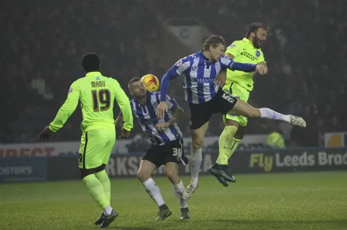 Framed Print : Championship Showdown: Sheffield Wednesday vs. Brighton & Hove Albion at Hillsborough Stadium (03NOV15) Framed Print : Championship Showdown: Sheffield Wednesday vs. Brighton & Hove Albion at Hillsborough Stadium (03NOV15)
