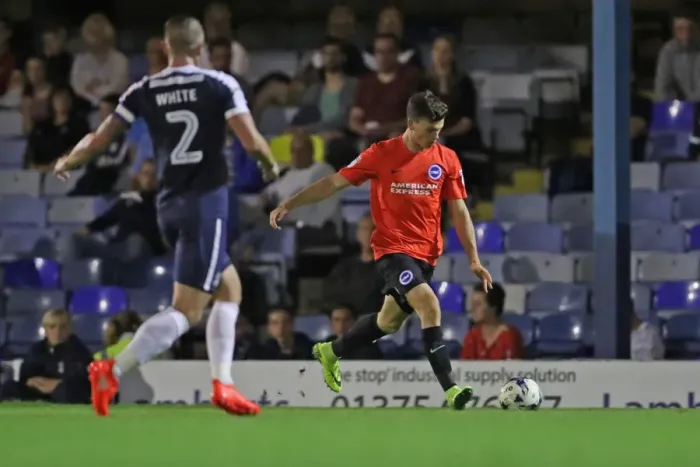 Framed Print : Checkatrade EFL Trophy: Southend United vs. Brighton & Hove Albion U23 at Roots Hall (30AUG16)