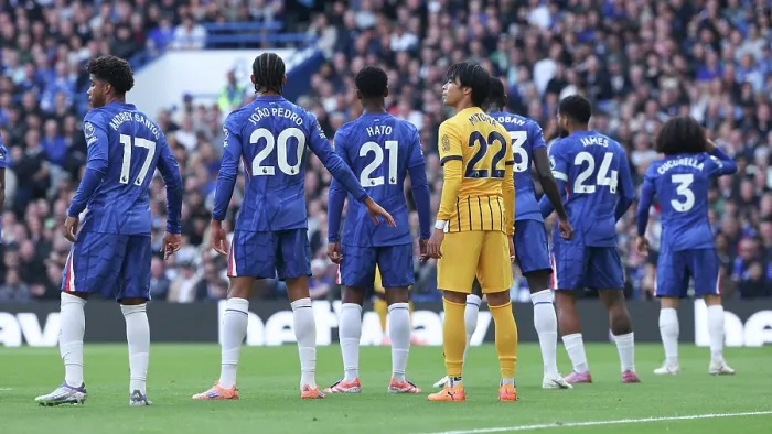 Framed Print : Chelsea v Brighton and Hove Albion Premier League 27SEP25 Framed Print : Chelsea v Brighton and Hove Albion Premier League 27SEP25