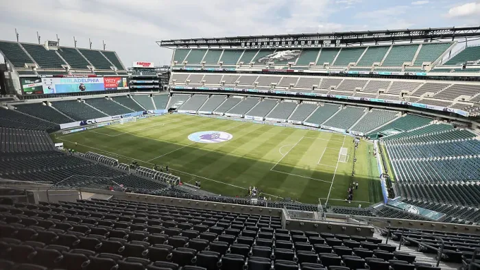 Framed Print : Chelsea vs. Brighton and Hove Albion: Pre-Season Clash at Lincoln Financial Field (USA Tour 2023)