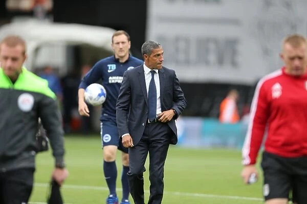 Chris Hughton Directs Brighton and Hove Albion in Fulham Showdown, Sky Bet Championship 2015