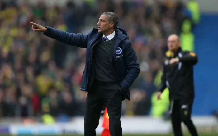 Framed Print : Chris Hughton Focused: Brighton and Hove Albion vs Norwich City, Sky Bet Championship, 3rd April 2015 Framed Print : Chris Hughton Focused: Brighton and Hove Albion vs Norwich City, Sky Bet Championship, 3rd April 2015