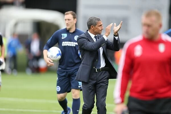Chris Hughton Guides Brighton and Hove Albion in Fulham Showdown, Sky Bet Championship 2015