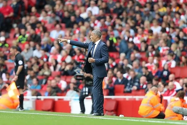 Chris Hughton Leads Brighton and Hove Albion Against Arsenal in Premier League Clash (01OCT17)