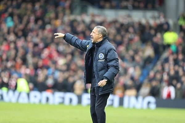 Chris Hughton Leads Brighton and Hove Albion Against Arsenal in Premier League Clash (04MAR18)