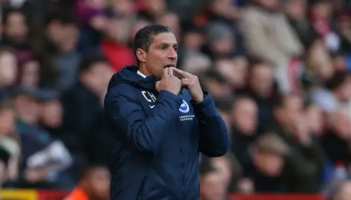 Framed Print : Chris Hughton Leads Brighton and Hove Albion in Championship Clash against Charlton Athletic (10 January 2015) Framed Print : Chris Hughton Leads Brighton and Hove Albion in Championship Clash against Charlton Athletic (10 January 2015)