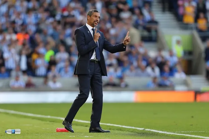 Framed Print : Chris Hughton Leads Brighton and Hove Albion Against Manchester City, 12th August 2017 Framed Print : Chris Hughton Leads Brighton and Hove Albion Against Manchester City, 12th August 2017