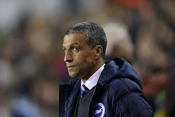 Chris Hughton Leads Brighton and Hove Albion in Sky Bet Championship Clash against Millwall (17MAR15)