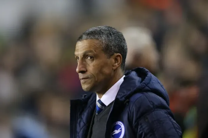 Framed Print : Chris Hughton Leads Brighton and Hove Albion in Sky Bet Championship Clash against Millwall (17MAR15) Framed Print : Chris Hughton Leads Brighton and Hove Albion in Sky Bet Championship Clash against Millwall (17MAR15)