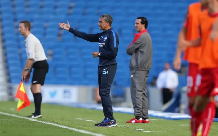 Framed Print : Chris Hughton and Unai Emery Face Off: Brighton & Hove Albion vs Sevilla FC, 2015 Framed Print : Chris Hughton and Unai Emery Face Off: Brighton & Hove Albion vs Sevilla FC, 2015