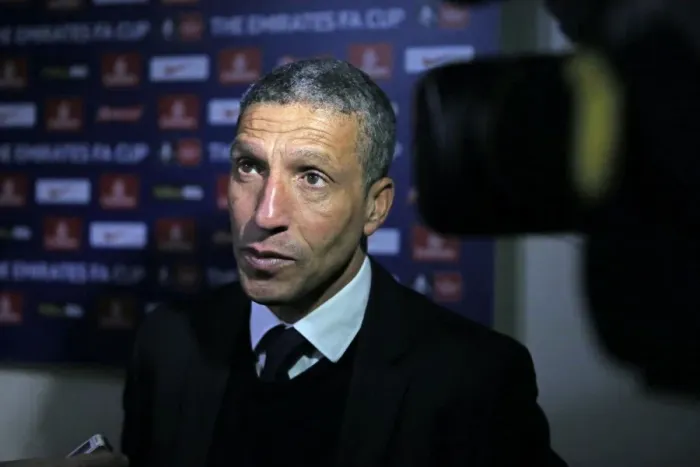 Framed Print : Chris Hughton's Post-Match Interview: Brighton and Hove Albion Advance in FA Cup after Hull City Draw (09 JAN 2016) Framed Print : Chris Hughton's Post-Match Interview: Brighton and Hove Albion Advance in FA Cup after Hull City Draw (09 JAN 2016)