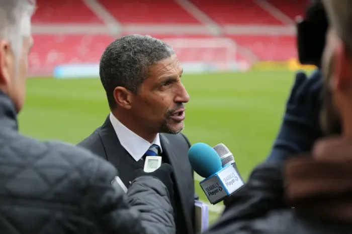Framed Print : Chris Hughton's Post-Match Interview: Middlesbrough 0-Brighton and Hove Albion (May 2015) Framed Print : Chris Hughton's Post-Match Interview: Middlesbrough 0-Brighton and Hove Albion (May 2015)
