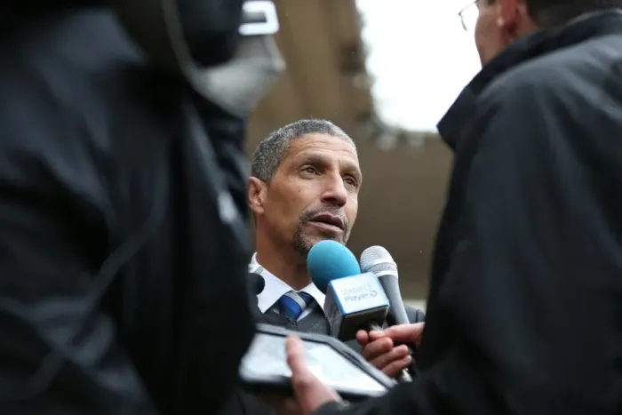 Framed Print : Chris Hughton's Post-Match Reaction: Middlesbrough 0-Brighton and Hove Albion (May 2, 2015) Framed Print : Chris Hughton's Post-Match Reaction: Middlesbrough 0-Brighton and Hove Albion (May 2, 2015)