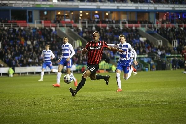 Chris O'Grady Scores Penalty for Brighton & Hove Albion against Reading, March 10, 2015
