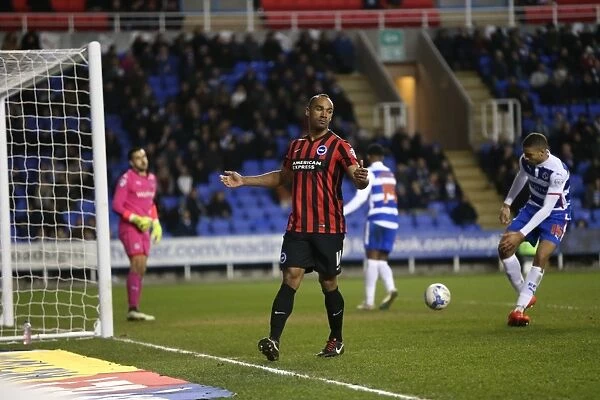 Chris O'Grady Scores from the Penalty Spot: Reading vs. Brighton & Hove Albion, March 10, 2015