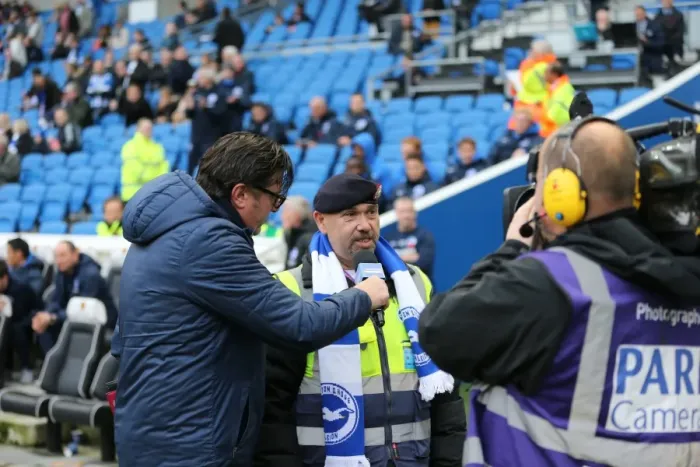 Framed Print : Chris Tully in Action: Brighton and Hove Albion vs. Wigan Athletic, Sky Bet Championship, 8 November 2014