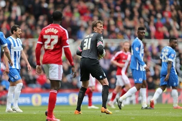 Christian Walton in Action: Middlesbrough vs. Brighton & Hove Albion (May 2015) - Sky Bet Championship Showdown
