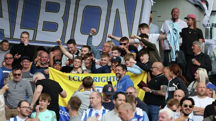 Framed Print : Clash at the Amex: Brighton & Hove Albion vs Southampton (21 May 2023)