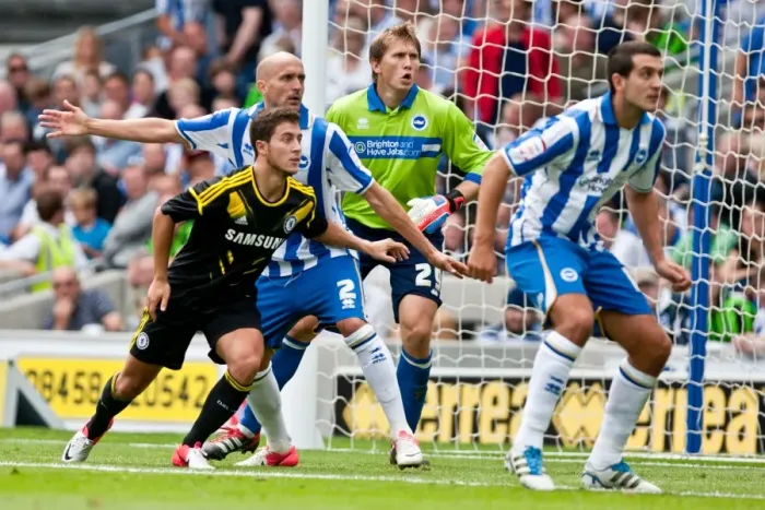 Framed Print : Clash with the Blues: Brighton & Hove Albion vs. Chelsea (2012-13 Pre-Season) Framed Print : Clash with the Blues: Brighton & Hove Albion vs. Chelsea (2012-13 Pre-Season)