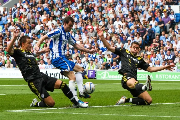 Framed Print : Clash of Champions: Chelsea vs. Brighton & Hove Albion (2012-13) Framed Print : Clash of Champions: Chelsea vs. Brighton & Hove Albion (2012-13)
