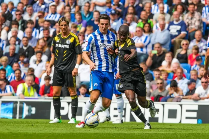 Framed Print : A Clash with the Champions: Chelsea vs. Brighton & Hove Albion (2012-13) Framed Print : A Clash with the Champions: Chelsea vs. Brighton & Hove Albion (2012-13)