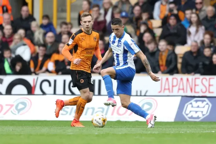 Framed Print : Clash in the Championship: Wolverhampton Wanderers vs. Brighton and Hove Albion (14th April 2017)