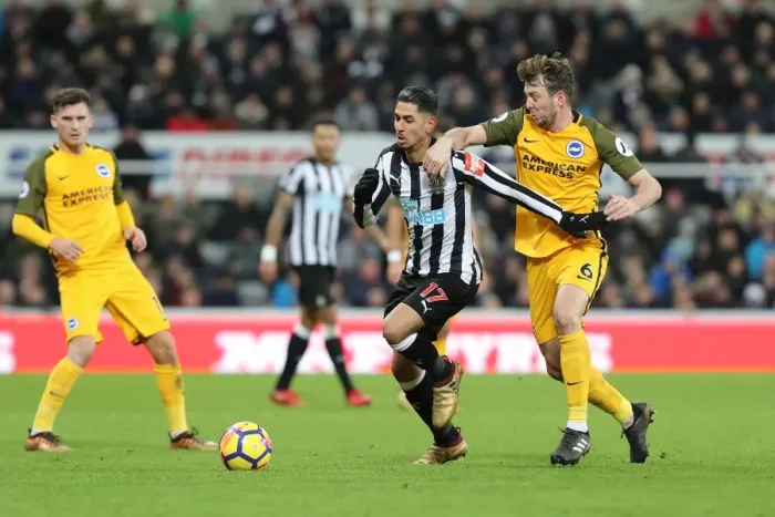 Framed Print : A Clash of Talents: Perez vs. Stephens in Newcastle vs. Brighton Premier League Showdown (30DEC17) Framed Print : A Clash of Talents: Perez vs. Stephens in Newcastle vs. Brighton Premier League Showdown (30DEC17)