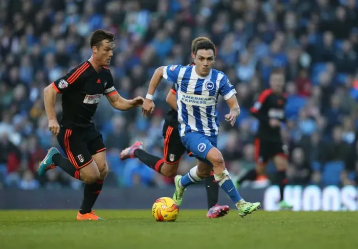 Framed Print : Colunga in Action: Brighton & Hove Albion vs. Fulham (29NOV14) Framed Print : Colunga in Action: Brighton & Hove Albion vs. Fulham (29NOV14)