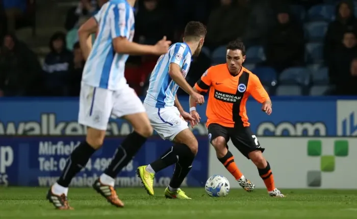 Framed Print : Colunga in Action: Huddersfield vs. Brighton, October 2014 Framed Print : Colunga in Action: Huddersfield vs. Brighton, October 2014