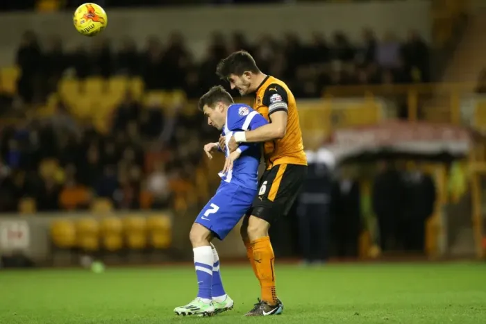 Framed Print : Colunga Faces Off: Wolverhampton Wanderers vs. Brighton and Hove Albion, Championship Clash (20DEC14) Framed Print : Colunga Faces Off: Wolverhampton Wanderers vs. Brighton and Hove Albion, Championship Clash (20DEC14)