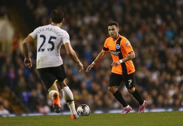 Colunga vs. Tottenham: Capital One Cup Clash between Brighton and Spurs (29OCT14)